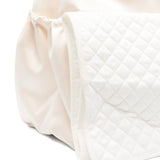 Elisabetta Franchi La Mia Bambina Borsa Mamma Panna con Logo