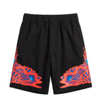 Marcelo Burlon County of Milan Kids Bermuda Nero con Stampa per Bambini