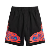 Marcelo Burlon County of Milan Kids Bermuda Nero con Stampa per Bambini