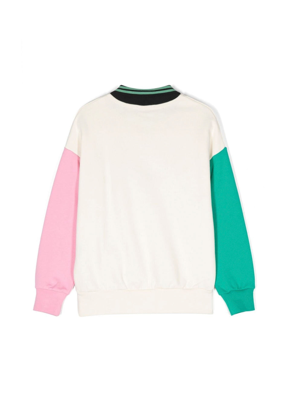 MSGM Kids Felpa Crema con Stampa per Bambine (retro)