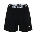 Palm Angels Kids Costume Nero con Banda Logata per Bambini