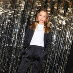 Patrizia Pepe Pantaloni Cargo Neri per Bambine