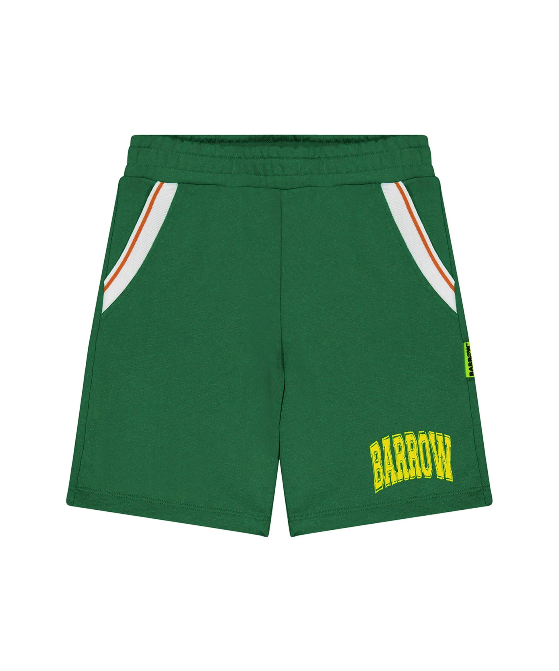Barrow Kids Bermuda Verde con Logo per Bambini