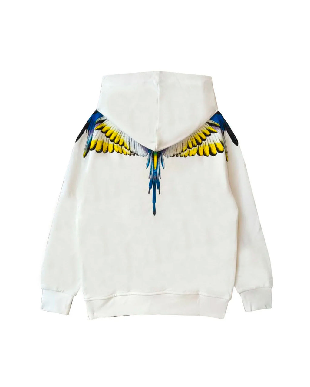 Marcelo Burlon County Of Milan Kids Felpa con Cappuccio Bianca per Bambini