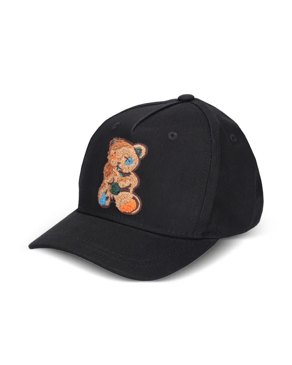 Barrow Kids Cappello Nero con Ricamo Teddy Unisex
