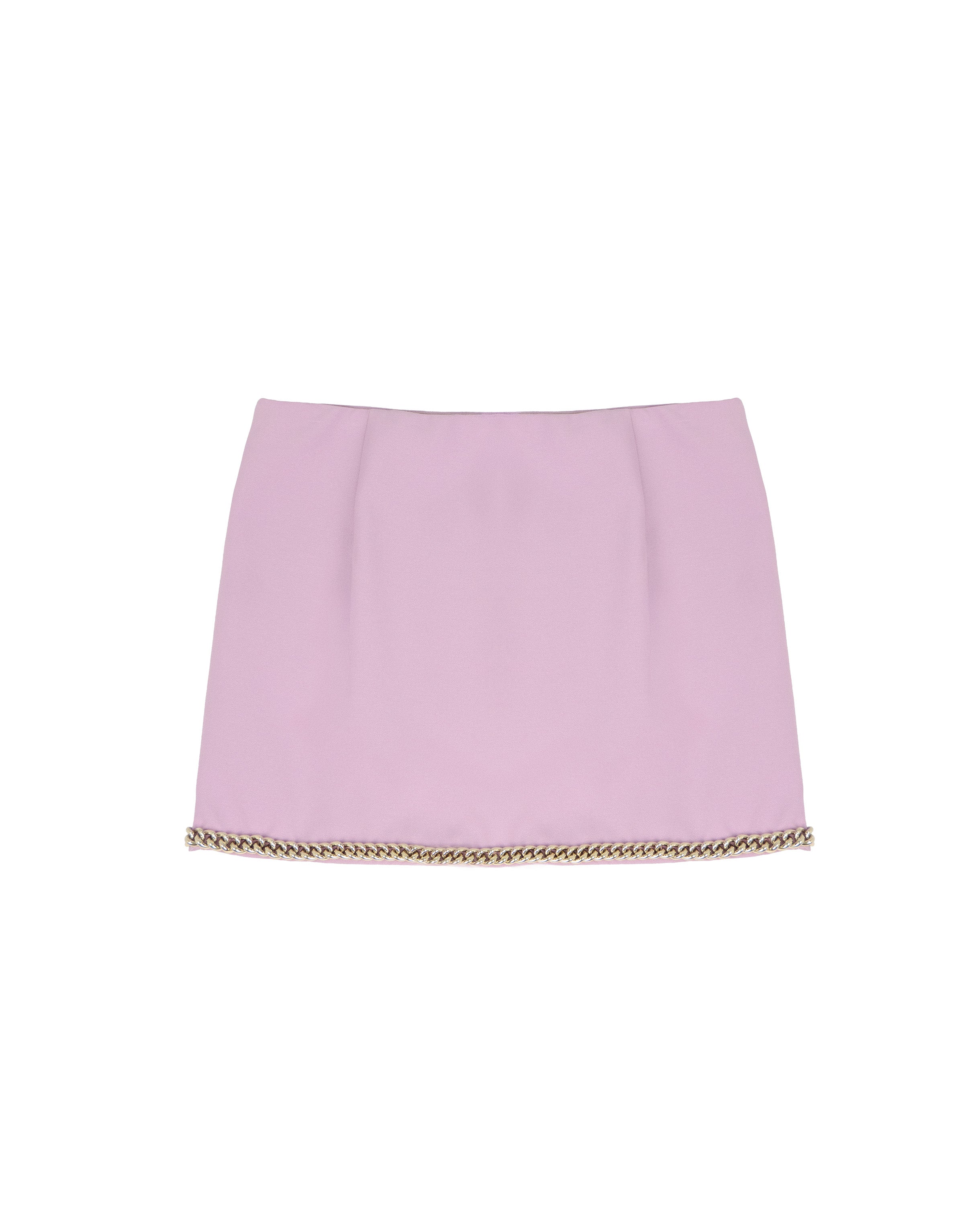 Patrizia Pepe Kids Gonna Lilla con Catena Oro per Bambine
