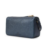 Elisabetta Franchi La Mia Bambina Borsa Blu Notte con Logo per Bambine