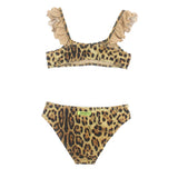 4Giveness Costume Bikini a Fascia Leo Soul per Bambine