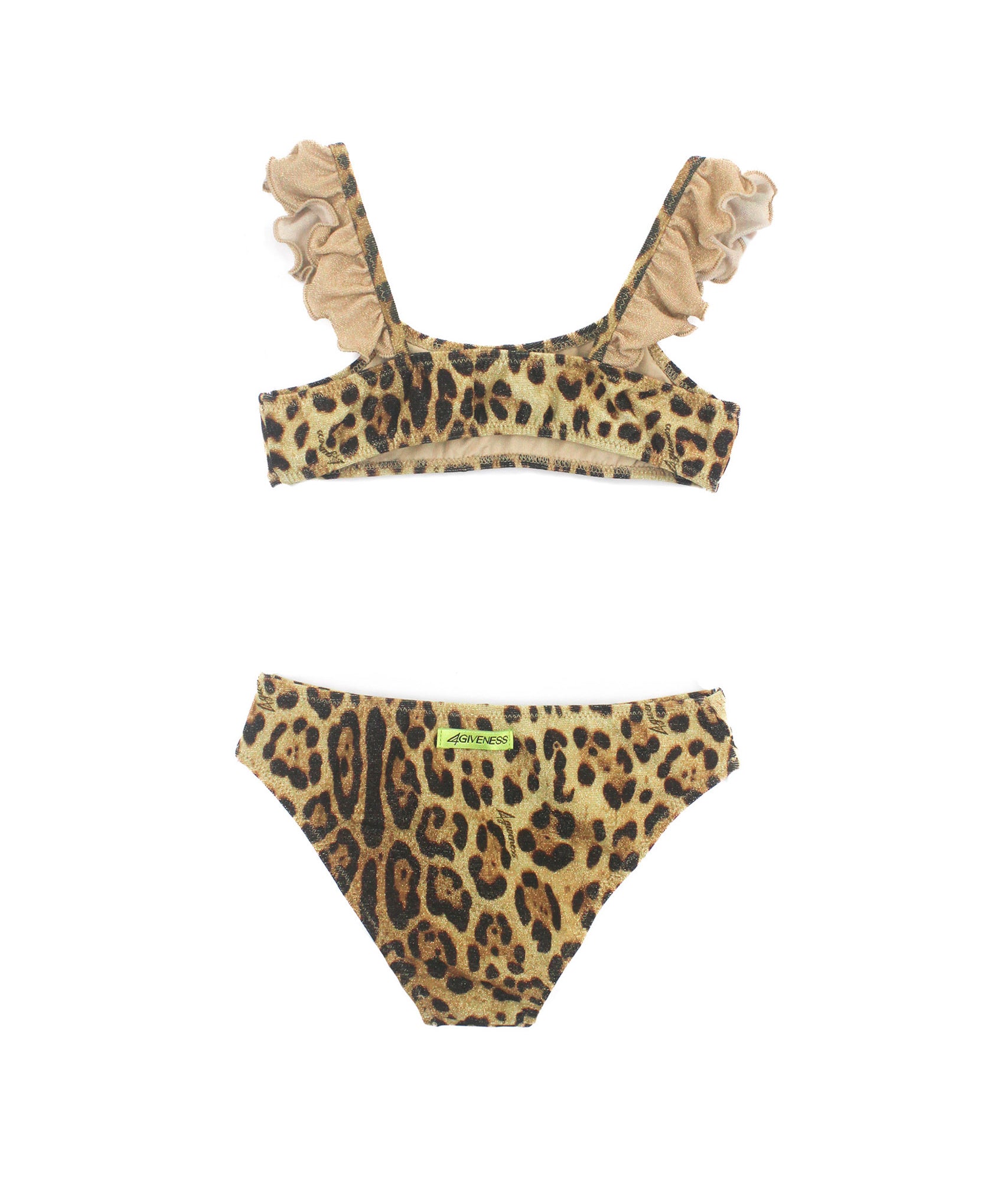 4Giveness Costume Bikini a Fascia Leo Soul per Bambine