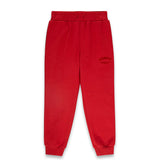 Iceberg Kids Pantalone di Tuta Rosso Unisex con Stampa Logo per Bambini