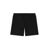 Moschino Kids Short Nero con Stampa Logo e Tasca Posteriore per Neonati