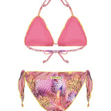 4Giveness Kids Costume a Triangolo Fantasia Pink Butterfly per Bambina