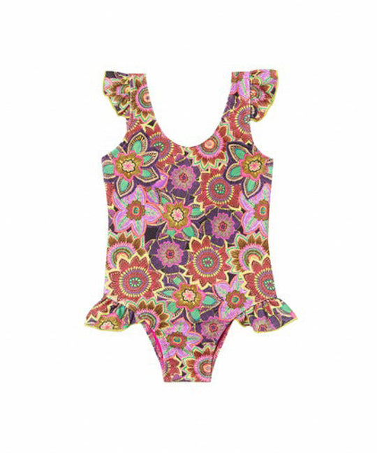 4GIVENESS Costume Monokini Fantasia Tropical Bouquet per Neonate