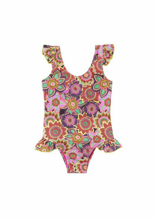 4GIVENESS Costume Monokini Fantasia Tropical Bouquet per Neonate