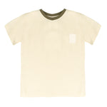 Yes London T-Shirt Beige con Logo per Bambini