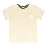 Yes London T-Shirt Beige con Logo per Bambini