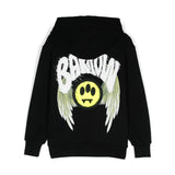 Barrow Kids Black Logo Print Hoodie for Kids