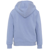 Just Cavalli Kids Felpa Blu con Logo Lettering Bordeaux per Bambine