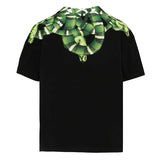 Marcelo Burlon County of Milan Kids T-Shirt Nero con Stampa Serpente per Bambini