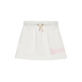 Palm Angels Kids Gonna Avorio/Rosa con Stampa Logo per Bambine