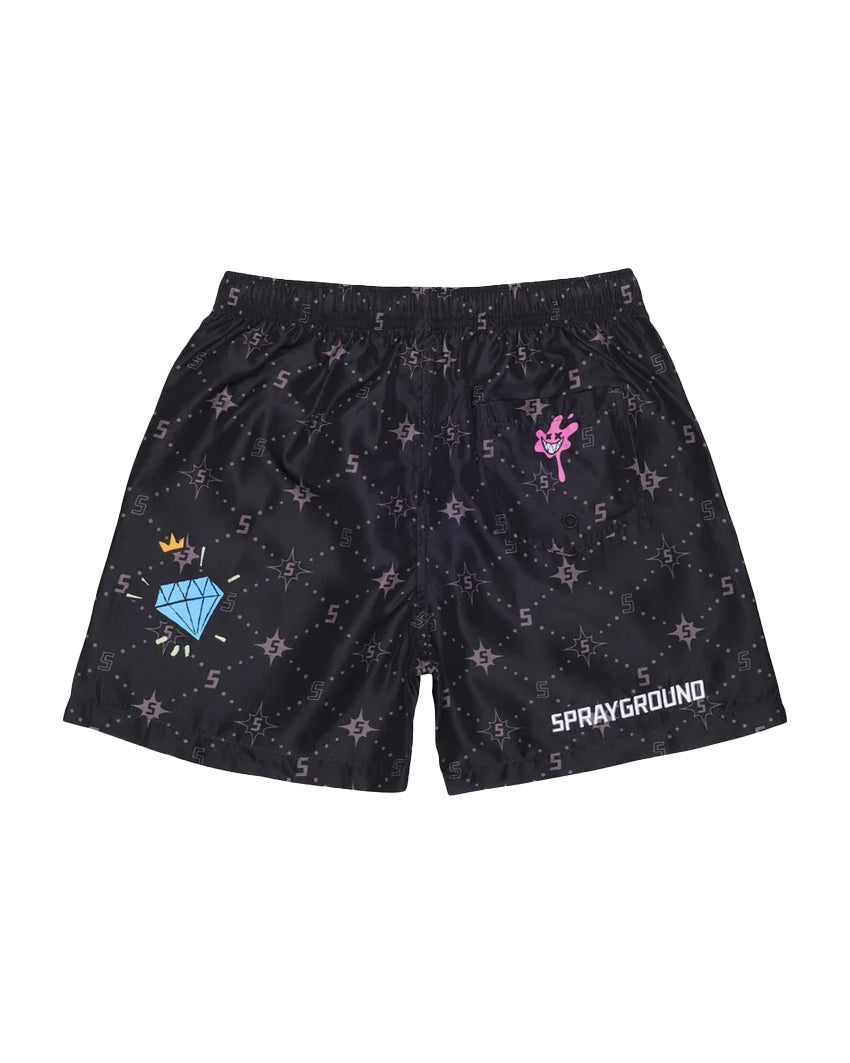 Sprayground Kids Costume All-Over Nero Fantasia per Bambini