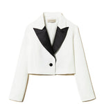 Twinset Kids Giacca Spencer Bianca/Nera per Bambine