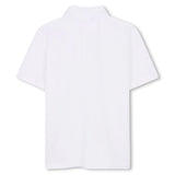 BOSS Kids Polo Bianca con Micrologo per Bambini (retro)