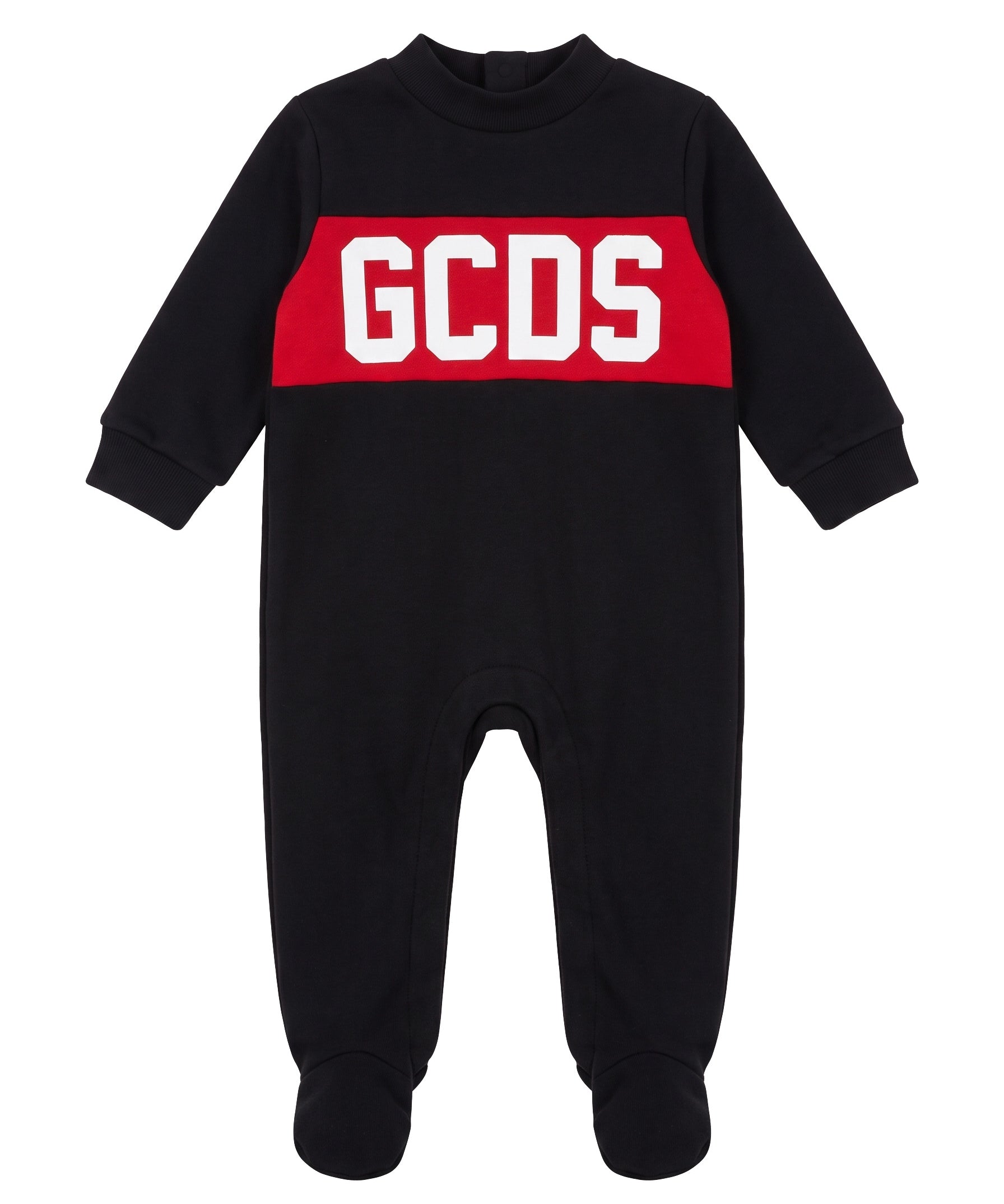 Gcds Kids Tutina Nero e Rosso con Logo Unisex
