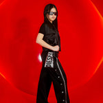 Diesel Kids Borsa Monospalla con Chiusura con Coulisse e Stampa Logo