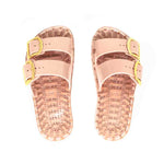 Sensi Kids Flamingo Sandalo Cipria Doppia Fascia per Bambine  (da sopra)