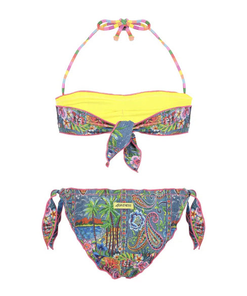 4Giveness Kids Costume Fascia Fantasia Denim Mexican per Bambine