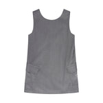 Iceberg Kids Abito Grigio Gessato per Bambine