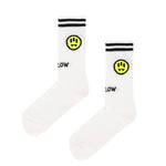 Barrow Kids Calzini Off-White con Logo Unisex