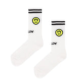 Barrow Kids Calzini Off-White con Logo Unisex