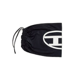 Diesel Kids Copricostume Nero con Oval D per Bambine