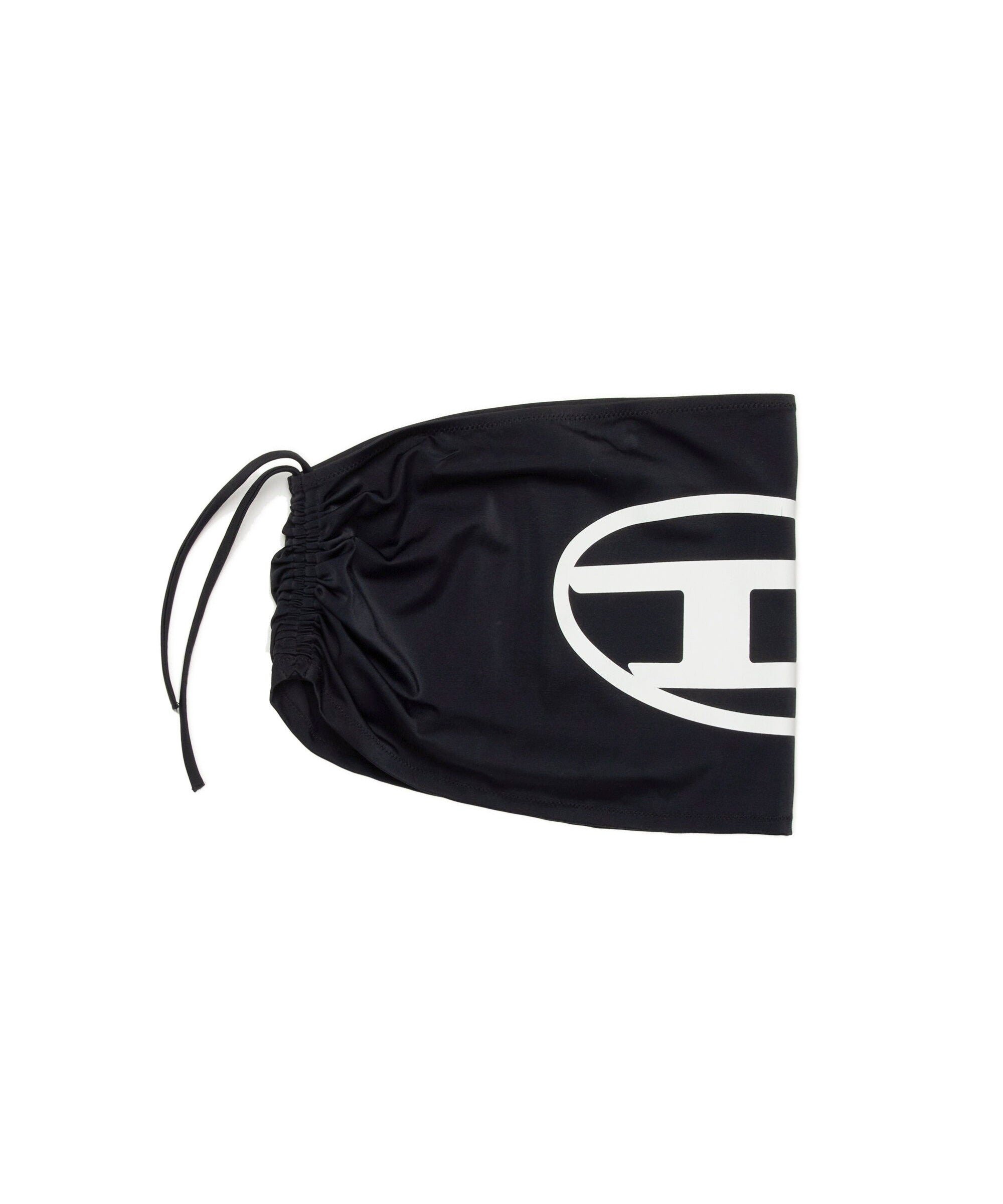 Diesel Kids Copricostume Nero con Oval D per Bambine