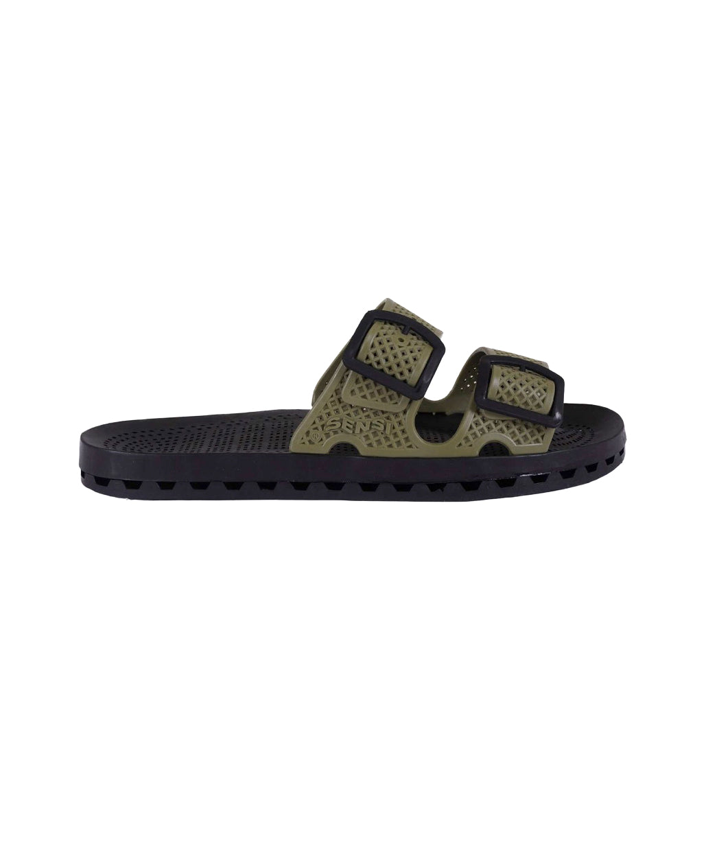Sensi Kids Urban Sandalo Khaki Doppia Fascia per Bambini (lato)