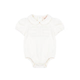 Elisabetta Franchi La Mia Bambina Body Avorio con Logo "][" per Neonate