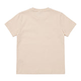 Elisabetta Franchi La Mia Bambina T-Shirt Nude con Logo Strass per Bambine