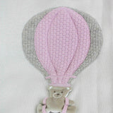 Marlù Coperta Rosa/Beige con Ricamo per Neonate (dettaglio)
