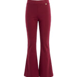 Pinko Kids Leggins a Zampa con Charm Rubino per Bambine