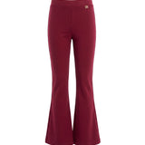 Pinko Kids Leggins a Zampa con Charm Rubino per Bambine