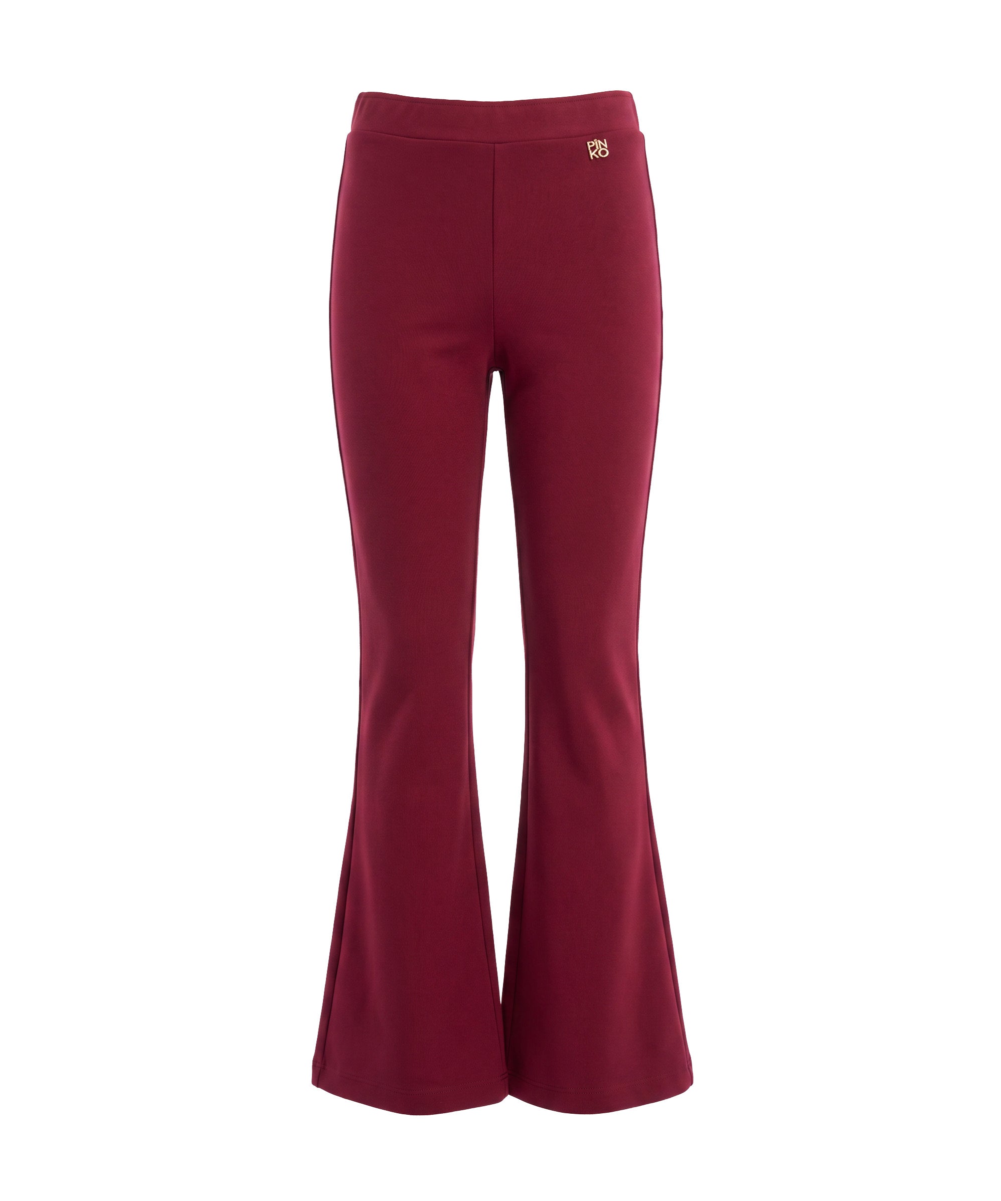 Pinko Kids Leggins a Zampa con Charm Rubino per Bambine