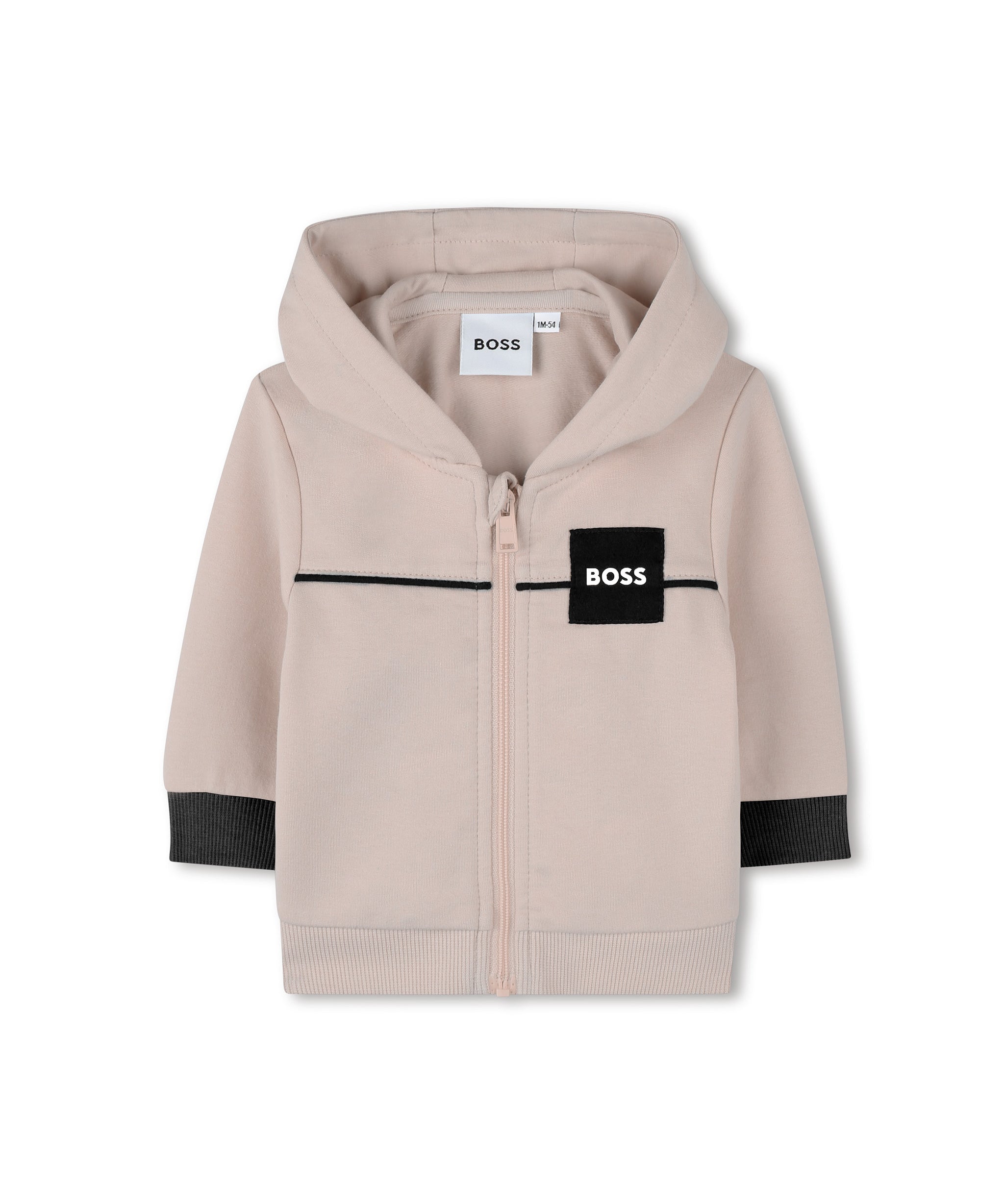 Boss Kids Completo Beige Bianco per Neonati