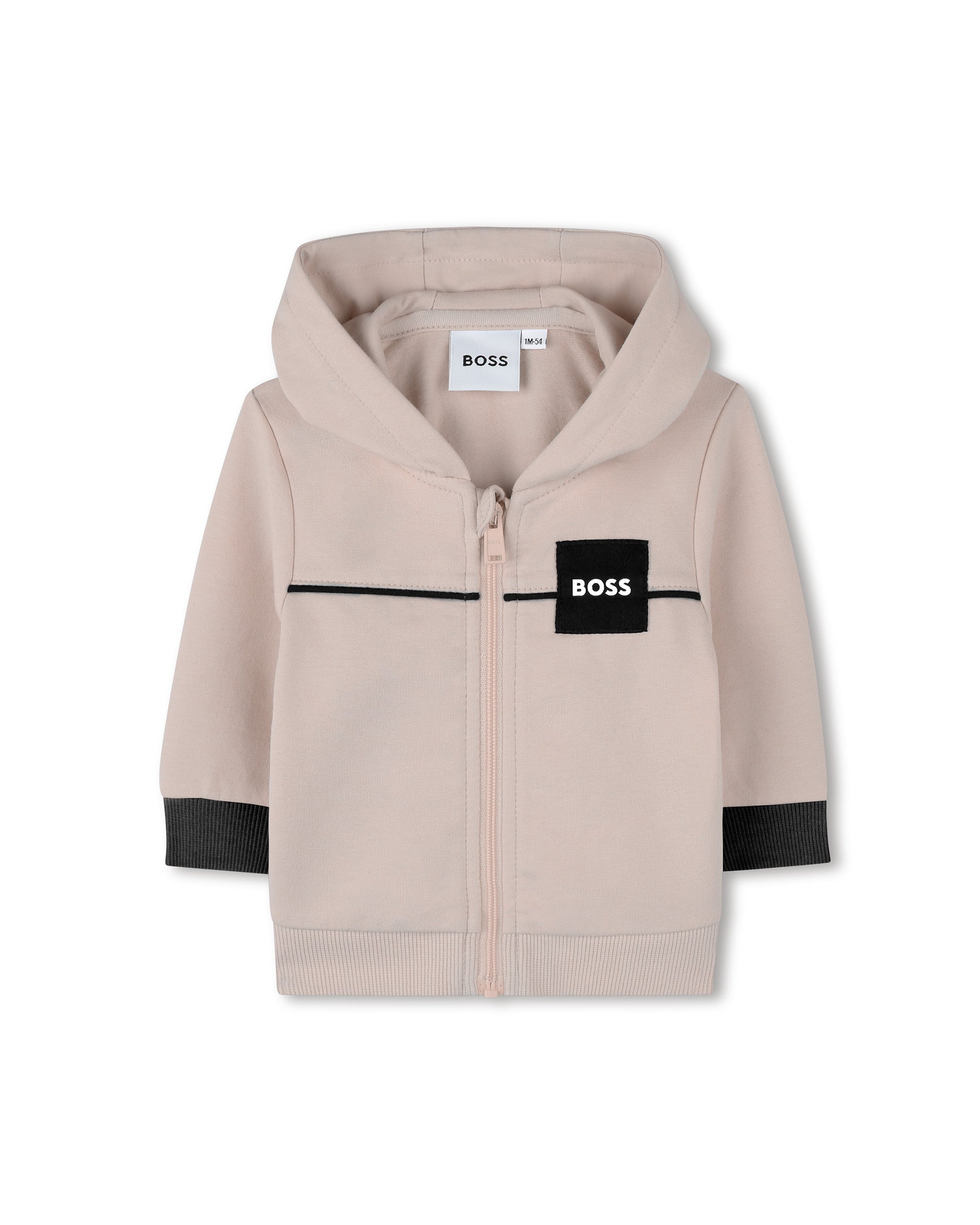 Boss Kids Completo Beige Bianco per Neonati