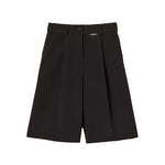Twinset Kids Bermuda Nero con Logo per Bambine