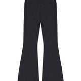 Calvin Klein Kids Leggings Neri Svasati per Bambine (retro)