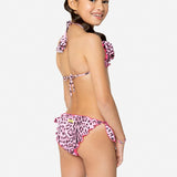 4GIVENESS Costume Bikini Fantasia Maculata Rosa per Bambine
