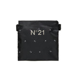 N°21 Kids Borsa Nera All Over Palms per Bambine