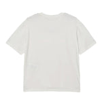 Elisabetta Franchi La Mia Bambina T-Shirt Avorio con Logo a Contrasto per Bambine